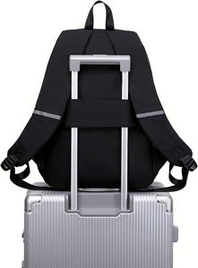 Sac à dos pour ordinateur portable Oxford imperméable, sac à dos d'affaires pour ordinateur, sac à dos de voyage avec chargement USB et logo personnalisé - Product Image 6