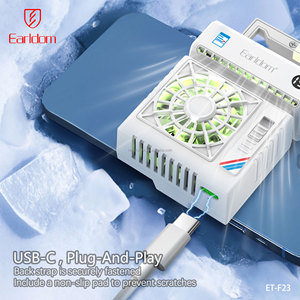 Tay cầm chơi game di động Earldom, tay cầm không dây mini tích hợp quạt làm mát cho <span class=keywords><strong>PUBG</strong></span> Mobile - Product Image 2