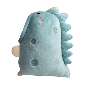 Animal en peluche micro-ondable et lesté, jouet chauffant de dinosaure bleu ciel pour les crampes, soulagement de la douleur menstruelle - Product Image 2