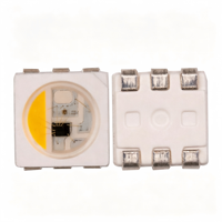 LED Pixel SMD 5050 RGBW WS2815 de 12V con IC Integrado, LED Direccionable Programable para Juguetes Educativos y Luces Ambientales