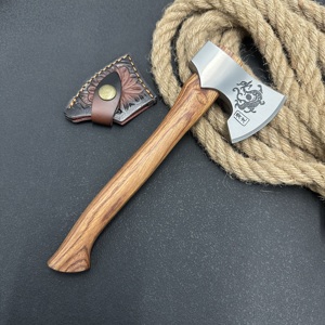 New YF Industrial Grade Dragon Pattern Mountain Camping Fishing Survival Home Collection Gift Small Hand Rose <strong>Wood</strong> 5Cr13Mov <strong>Axe</strong> - Product Image 3