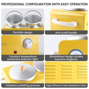 Nueva Máquina Calentadora <span class=keywords><strong>de</strong></span> Cera para Depilación, Cera Caliente, Cera <span class=keywords><strong>de</strong></span> Miel, Lacre y Moxibustión - Product Image 4