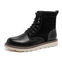 Chaussures décontractées pour hommes en cuir véritable de haute qualité, personnalisables, style western, à lacets, légères, toutes saisons