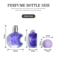 Haut de gamme personnalisé boîte sac luxe air 30ml 50ml hommes femmes bouteille de parfum en verre transparent