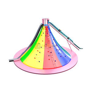 สไลด์ปีนครึ่งวงกลมล้อมรอบป่าการ์ตูนอุปกรณ์สนุก - Product Image 6