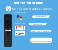 Para Xiaomi Mi Box S BT Stem Afstandsbediening, Smart Tv Box Mi Tv Stick de 2, 2, 2, 1, 2, 2, 2, 2, 2, 2, 2, 2, 2, 2