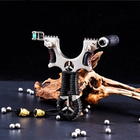 Slingshot de chasse en acier inoxydable avec viseur laser JW-262, catapulte haute vitesse pour la pratique en plein air