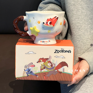 Taza <span class=keywords><strong>de</strong></span> Cerámica <span class=keywords><strong>de</strong></span> Dibujos Animados <span class=keywords><strong>de</strong></span> Zootopia, Taza <span class=keywords><strong>de</strong></span> Café Ecológica, Taza <span class=keywords><strong>de</strong></span> Té con Asa para Fiestas, Uso en el Hogar y la Oficina - Product Image 2