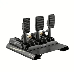 <span class=keywords><strong>Pédales</strong></span> de jeu professionnelles MOZA CRP2 avec cellule de charge, design minimaliste en fibre de carbone et double ressort - Product Image 4
