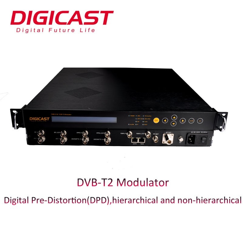 Multiplexeur dvb t2 modulateur de tête de réseau de télévision numérique