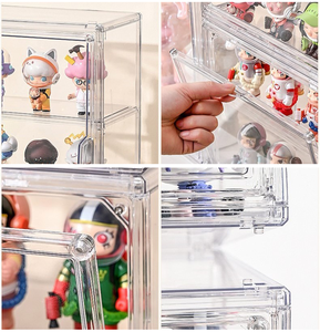 UV bảo vệ chống bụi lưu trữ hộp nắp cho mini bức tượng nhỏ & thẻ Bộ sưu tập kết hợp Rack hiển thị, Acrylic Rack hiển thị - Product Image 6