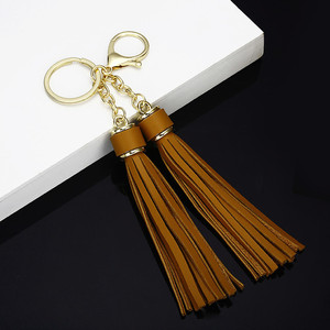 Mode Pu Lederen Kwast Sleutelhanger Voor Vrouwen Gepersonaliseerde Diy Tassen Handtas Telefoon Auto Charme Kwast Sleutelhangers Sieraden Accessoires - Product Image 3