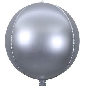 Ballons en aluminium argenté métallisé 10-70 pouces, ballons ronds en aluminium 4D pour décorations de fête de remise de diplôme, anniversaire, fiançailles - Product Image 6