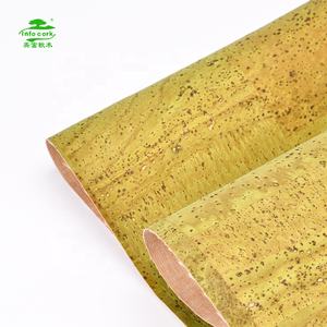 INFOCORK <span class=keywords><strong>Portugal</strong></span> Factory Direct-Tela de corcho natural y cuero sintético PU para bolsos, zapatos, sombreros y cinturones | Sostenible - Product Image 1