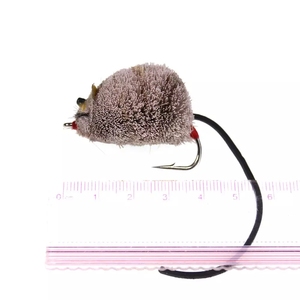Deerhair-ratón de pesca con mosca, SEÑUELOS DE AGUA, Poppers, ratas artificiales, cebo de <span class=keywords><strong>peces</strong></span>, tamaño 2/0 - Product Image 2