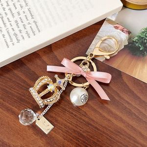 Creative Bowknot Metal Crown <b>Key</b> <b>Ring</b> Bag Accessories Rhinestone Crystal Crown Charm Keychain for Women - Product Image 6