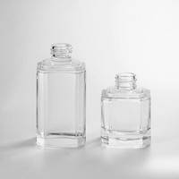 Décoration d'intérieur, diffuseurs d'aromathérapie carrés avec bouchon doré, 100 ml, 180 ml, flacon en verre, diffuseur de parfum à bâtonnets