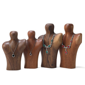 Expositor de Collares de Madera Maciza, Soporte para Exhibición de Joyería, Modelo de Exhibición - Product Image 4