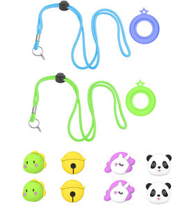 Funda Protectora de Silicona con Cuerda, Diseño de Dibujos Animados, Antipérdida, para Niños, con Cordón, Soporte para Localizador <span class=keywords><strong>GPS</strong></span> para Niños, para Apple <span class=keywords><strong>Airtag</strong></span> - Product Image 1