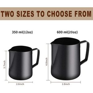 Friture à café Barista arabe, en acier inoxydable 350, de haute qualité, <span class=keywords><strong>noir</strong></span>, argent, 600ml et 304 ml - Product Image 2