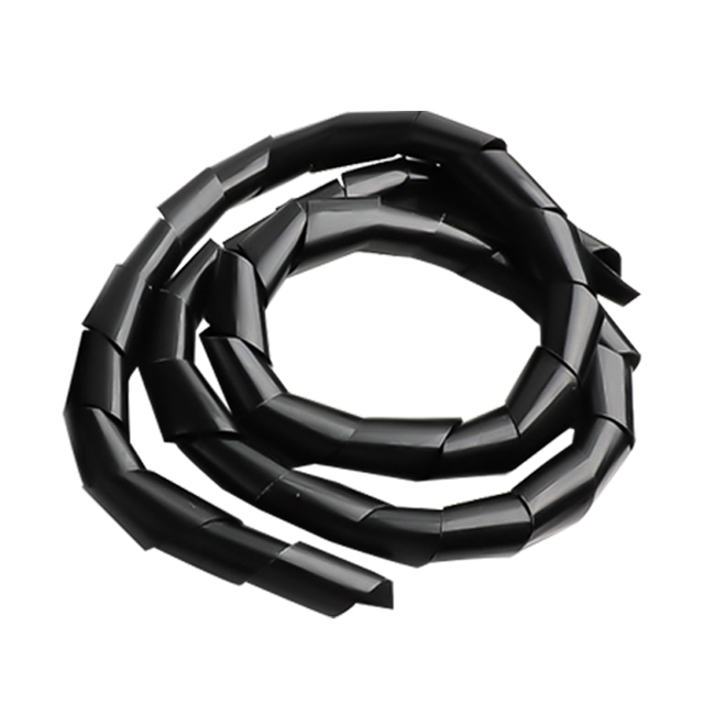 Factory Direct Sale HRS Series PP Spiral Protective Sheath Cable protection Sleeve for Cable Management