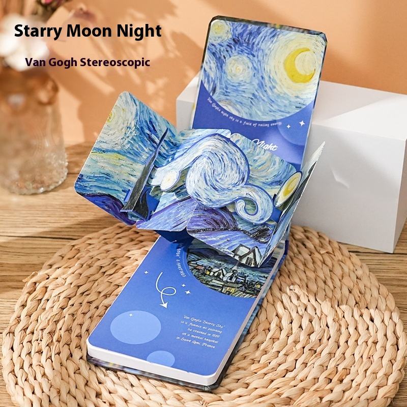 Van Gogh 3D Livre Nuit étoilée
