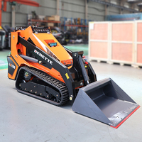 Derette XC1100 Mini-Kompaktlader mit Dieselmotor und Anbaugeräten für Bau- und Gartenarbeiten