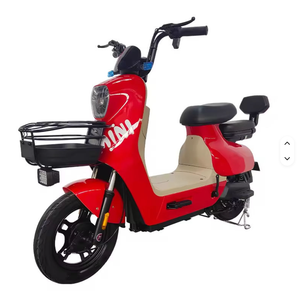 Bicicleta Urbana Mini de 2 Plazas, Batería de Plomo-Ácido de 48V, Motor sin Escobillas de 350W, con Cesta y Respaldo Trasero, Bicicleta Eléctrica para Adultos - Product Image 2