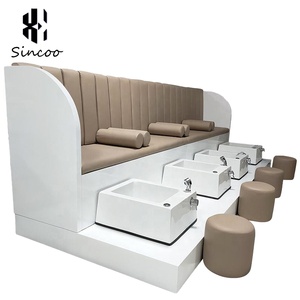 Кресло для педикюра и маникюра прямоугольное, комфортное, с подсветкой, на 5 человек, для спа-салона, от производителя - Product Image 4