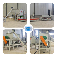 Ligne de fabrication de mortier sec fiable d'une capacité de 1t/h avec machine d'emballage en sacs souples pour la construction