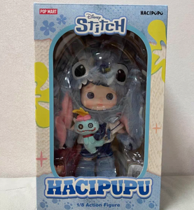 Figura de Acción Auténtica Popmart Hacipupu <span class=keywords><strong>Stitch</strong></span>, Modelo Coleccionable de Dibujos Animados de Moda, Regalo de Cumpleaños Perfecto en una Caja Misteriosa - Product Image 1