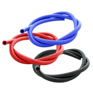 最大通用黑色蓝色红色ID 25毫米电线增强散热器硅胶软管