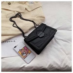 Chaîne classique en cuir PU dames sacs à <span class=keywords><strong>main</strong></span> Rivet mode femme sacs bandoulière bandoulière petit <span class=keywords><strong>rabat</strong></span> sacs à <span class=keywords><strong>main</strong></span> - Product Image 6