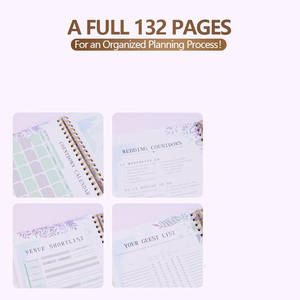 Nuevo Cuaderno Planificador de Bodas A4, Personalizable, para Registrar la Planificación del Tiempo de la Boda, Ideal para Regalo - Product Image 5