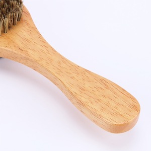 Brosse à barbe double face en poils naturels Wanmei pour homme, outil de soin et de modelage de la barbe - Product Image 4