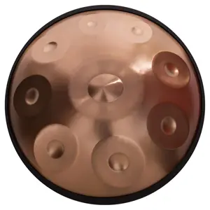 Fábrica 1 Uds juego de instrumentos musicales 10 notas 55CM 440 Hz HandPan D menor tambor de mano tambor lengua