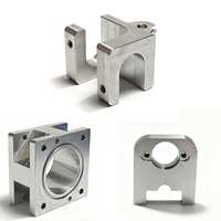 Supports et blocs structurels sur mesure en aluminium et acier inoxydable usinés CNC, fraisage, électroérosion à fil, perçage, brochage pour l'usinage
