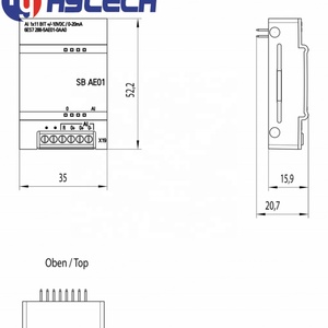 Módulo de Salida Analógica HYTECH SIEMENS PLC SIMATIC S7-200 SMART SB AE01 6ES7288-5AE01-0AA0 - Product Image 3