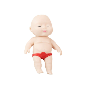 ตุ๊กตาสีดำเป่าฟองสบู่ ของเล่นบีบคลายเครียด ตุ๊กตาสีดำตัวเล็ก ของเล่นบีบสนุกๆ - Product Image 3