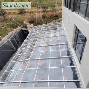 Les mieux notés de haute qualité extérieur véranda Polycarbonate Patio couverture balcon toit en aluminium verre maisons pour Patio balcon toit - Product Image 6