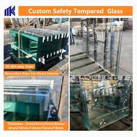 Personnalisation de balustrades, clôtures et enceintes en verre trempé anti-fissuration de haute qualité pour extérieur, balcon, escalier, salle de bain, solaire