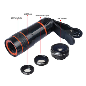 Objectif pour téléphone portable, téléphone photo détachable, télescope de <span class=keywords><strong>Selfie</strong></span>, Fisheye, <span class=keywords><strong>4</strong></span> en 1 - Product Image 4