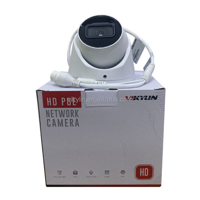 VIKYLIN 4MP PoE IP Camera Starlight Dome/Turret Secrutiy Camera with IVSBuilt-in Mic, AI Human Vehicle Detection Network Camera