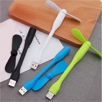 Mini ventilateur USB portable Gadget de refroidissement de voyage d'été flexible pour téléphones portables Power Banks Notebooks et ordinateurs