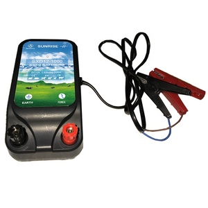 SUNRISE SXD12-1000 Energizador de Cerca Eléctrica de 12 Voltios con Baterí<span class=keywords><strong>a</strong></span>, Alcance de 20 Km, Salida de 1 <span class=keywords><strong>Joule</strong></span>, Kit Resistente <span class=keywords><strong>a</strong></span> la Intemperie para Caballos - Product Image 5