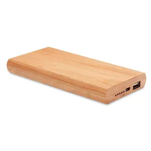 Powerbank ArenaPoweR Bamboo 4000 mAh, gadget ecologici - Product Image 1