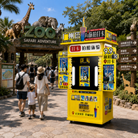 Mesin Photo Booth AI dengan Kamera untuk Taman Hiburan & Objek Wisata - Pencetakan Instan, Kompatibel dengan Smartphone, Bahan Stainless Steel