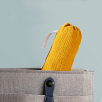 Housse de coussin mère imprimée en tricot biologique 2 couches de mousseline en coton peigné pour les tabliers d'allaitement de bébé