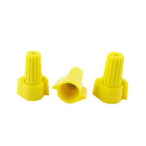 Conectores de Cable Eléctrico HP11 de 18-10 AWG, 100 Piezas, Terminales de Tornillo, con Inserto de Resorte, Tuercas de Giro y <span class=keywords><strong>Tapas</strong></span> - Product Image 1