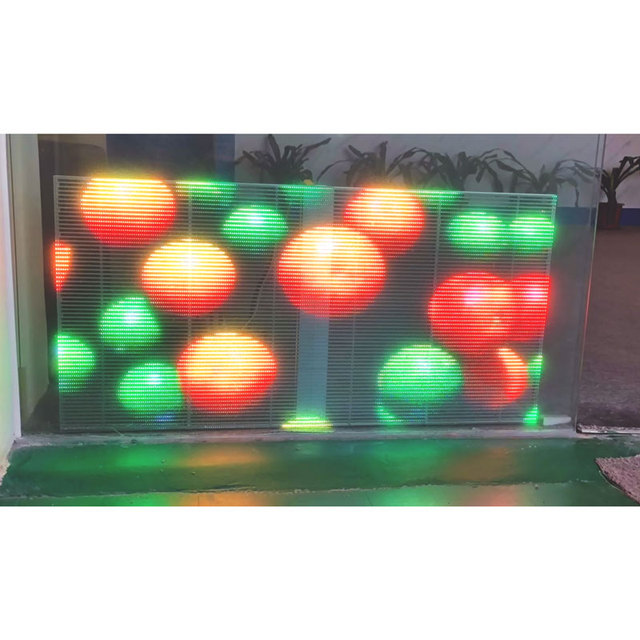 Indoor P3.91-7.82 Glass Window Transparent LED Video Wall Mall Bar Glass Led Transparent Panel Display Screen